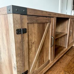 Farmhouse Wood TV Console