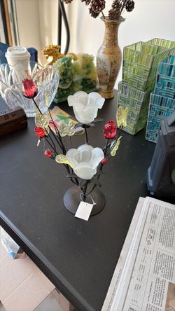 Rose Candle Holder/Decoration