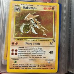 Kabutops 90s Pokemon Card 