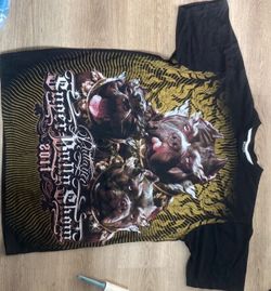 Vintage Pattaya Super Bully Show 2011 Pitbull Graphic T-Shirt Black
