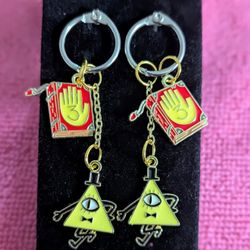Gravity Falls Shoe Charms – Bill Cipher & Journal 3 – Set of 2