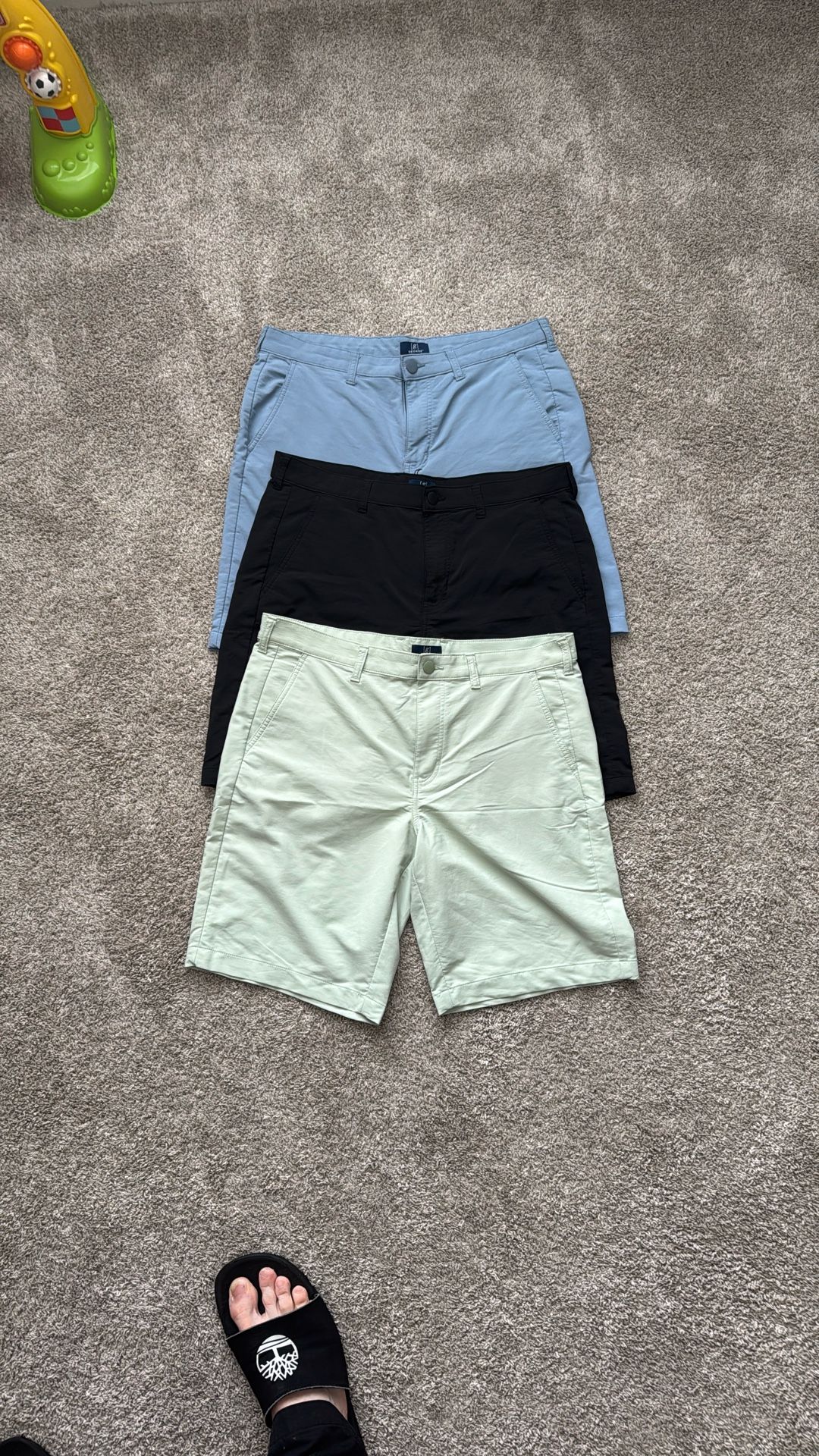 George Men’s 34 Black/Blue/Mint Shorts