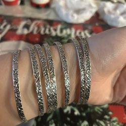 925 Sterling Silver Set Of 7 Pieces New 