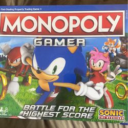 Brand New Monopoly Gamer Sonic The Hedgehog Edition