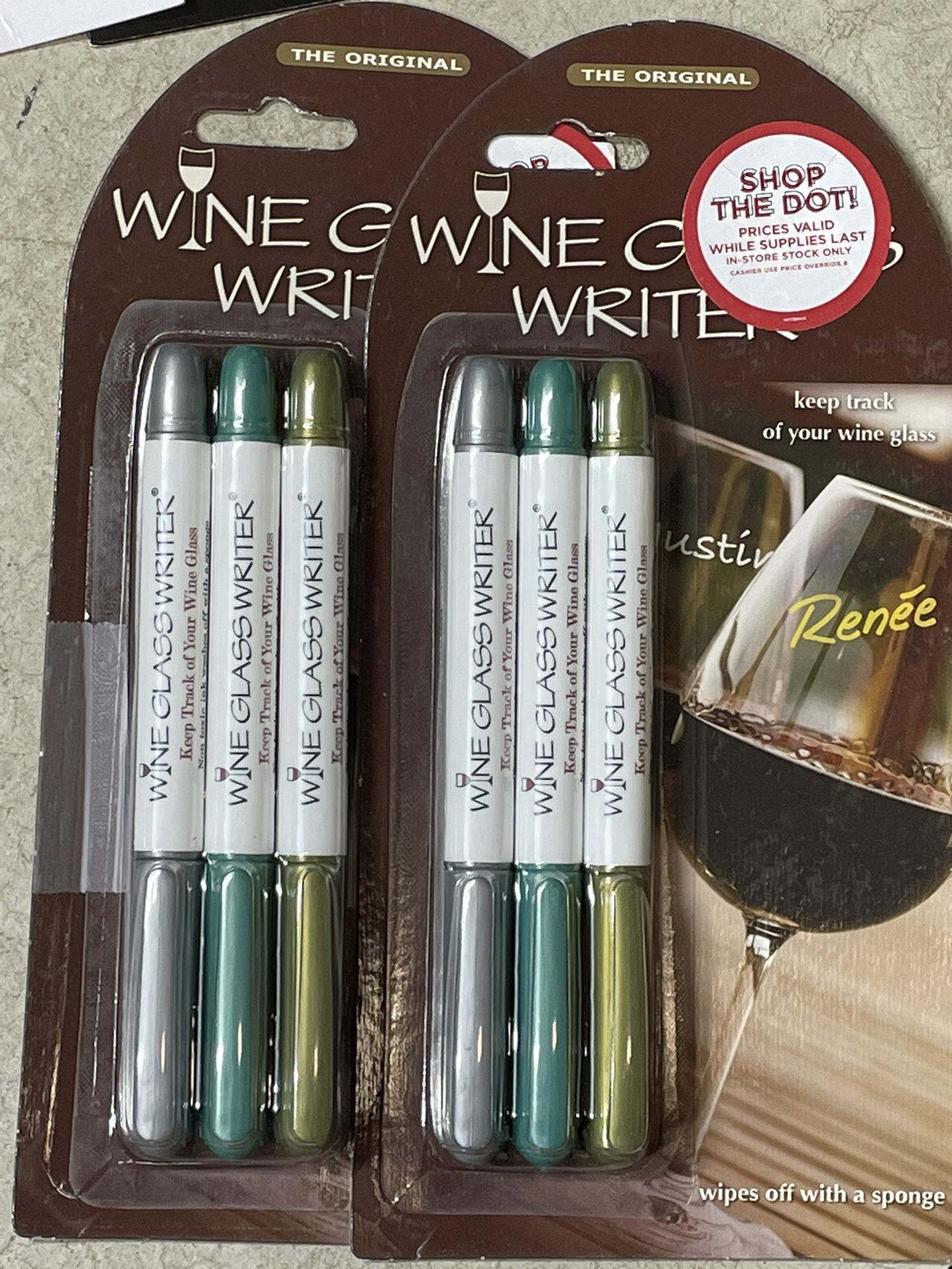 Wine And Glass Markers