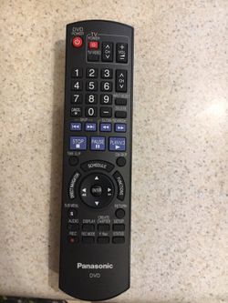 Panasonic DVD player remote control