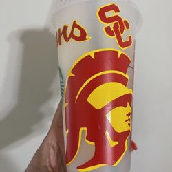 USC Trojans Custom Starbucks Cold Cup