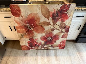 Floral Canvas Wall Art Print