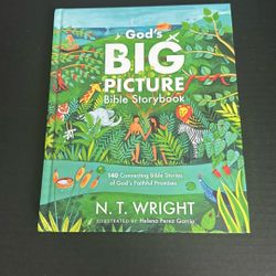 God’s Big Picture Bible Storybook N.T. Wright Hardcover 