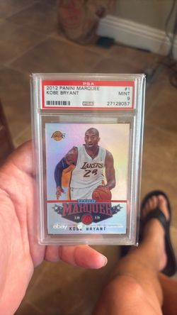 Kobe Bryant 2012 Panini Marquee PSA 9 Card