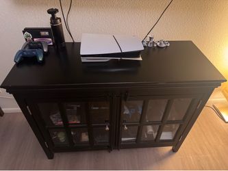 Glass door cabinet