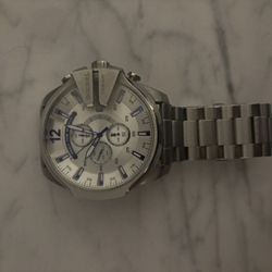 Silver Diesel “Only The Brave” Watch 10 Bar
