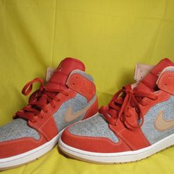 
Air Jordan 1 Mid SE TD 'Denim Red' (Size 13 Men) *ONLY SHIPPING*