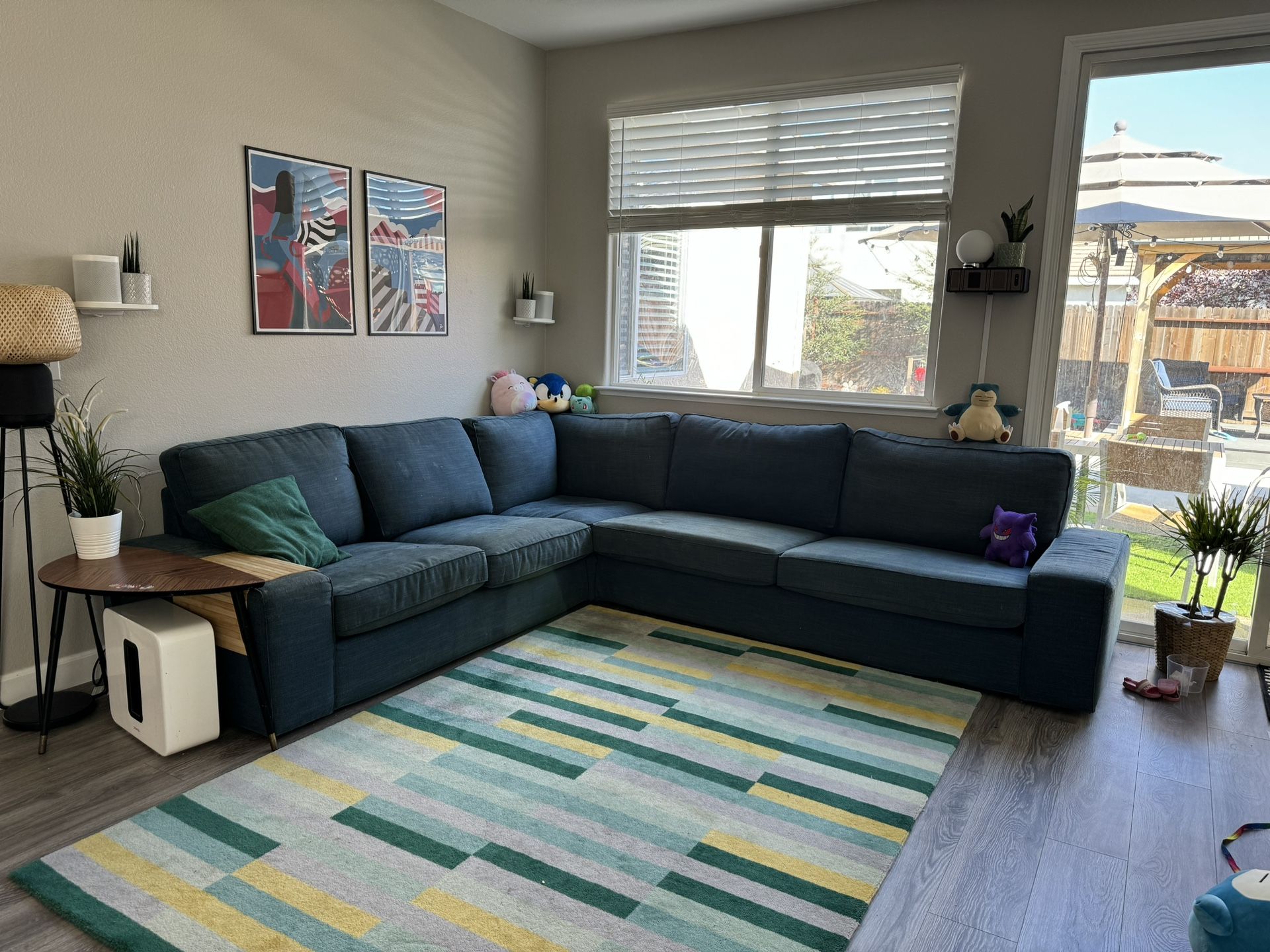 IKEA Kivik Sofa Sectional Couch With Ottoman
