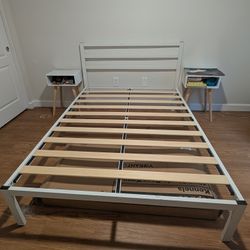 Move Out Sale (Full Bed And 2 Side Tables)