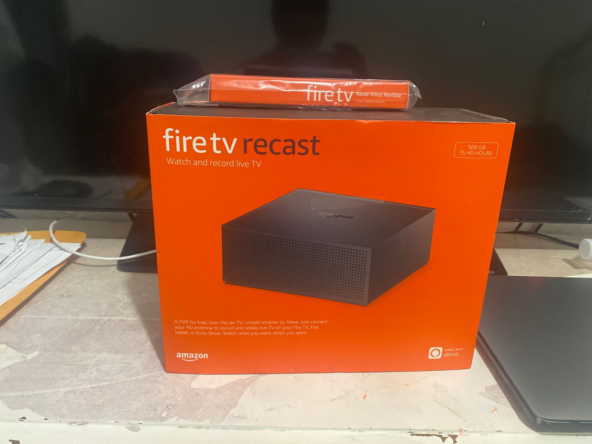 Fire Tv Recast w/Fire tv Remote 500GB