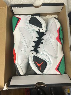 Air Jordan 7 White Green Infrared Sneakers