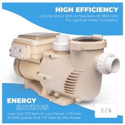 New Variable Speed Pump 