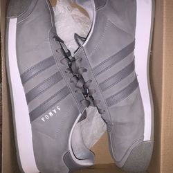 Adidas Samoa Size: 13 In Men’s,  Gray Suede