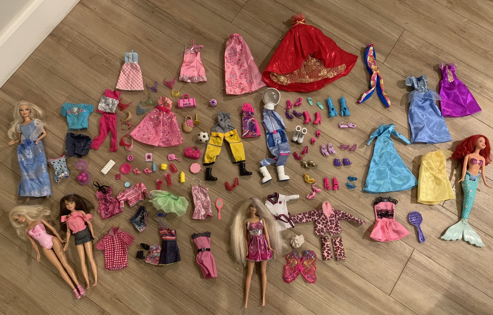 Barbie, Ken and Kipper Clothes and Accessories