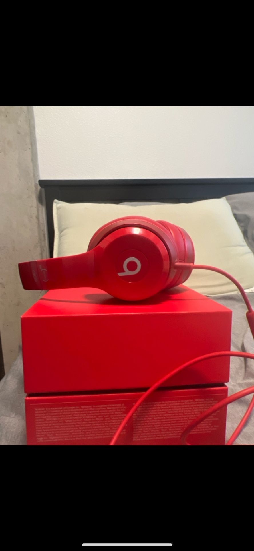 Red Beats Headphones