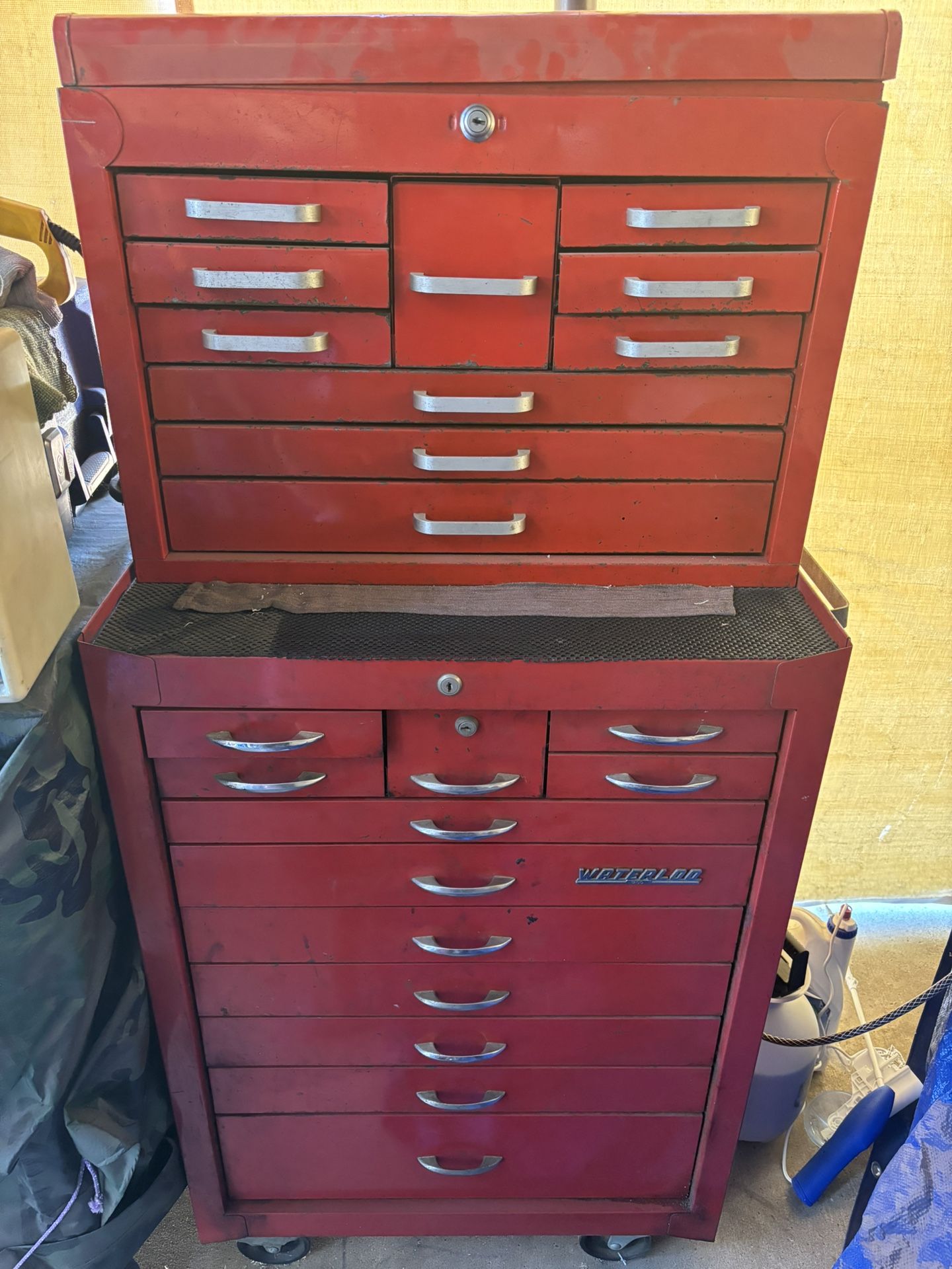 Vintage Waterloo Tool Chest Combo