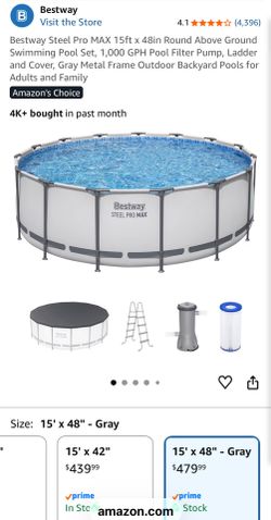 Bestway steel pro max 15’ pool