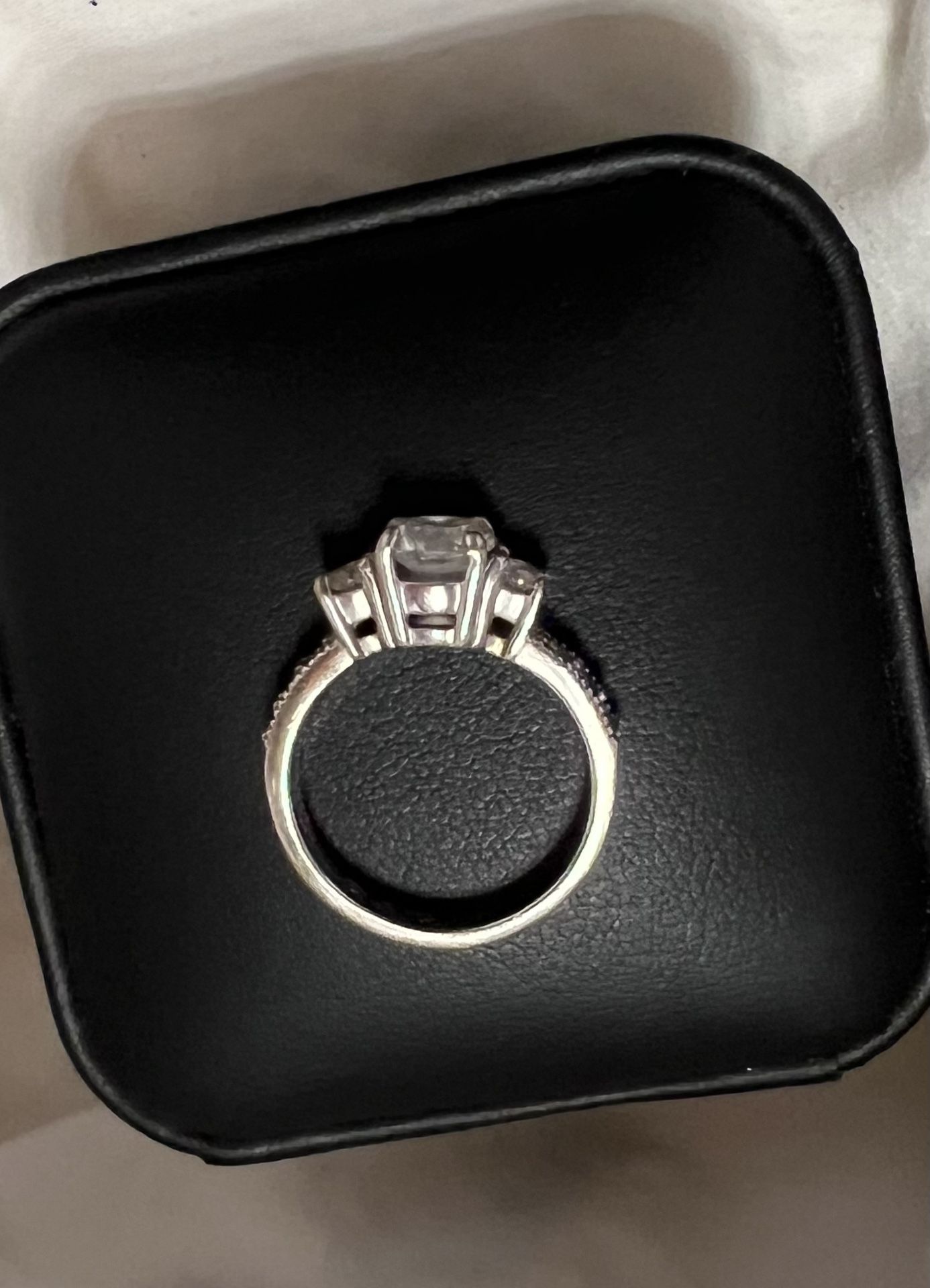 1.5 Carat Tw White Gold Diamond Ring GIA Graded