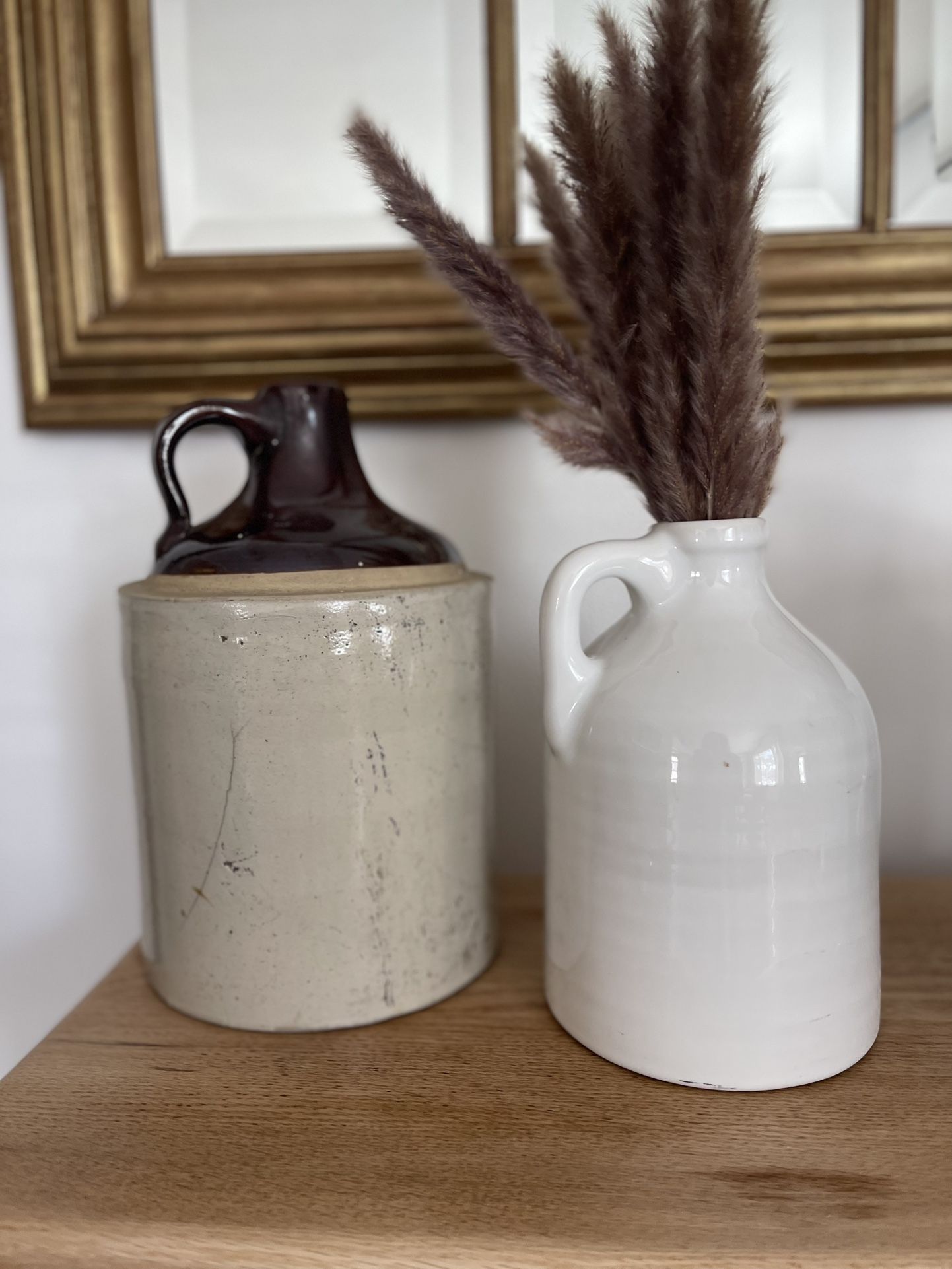 Antique Stoneware Crock Jug