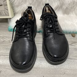 Born Shoes Men’s Nigel Tie Leather Dress Shoes Black size 10.5 M