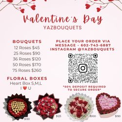 Valentine’s Day Bouquets ❤️
