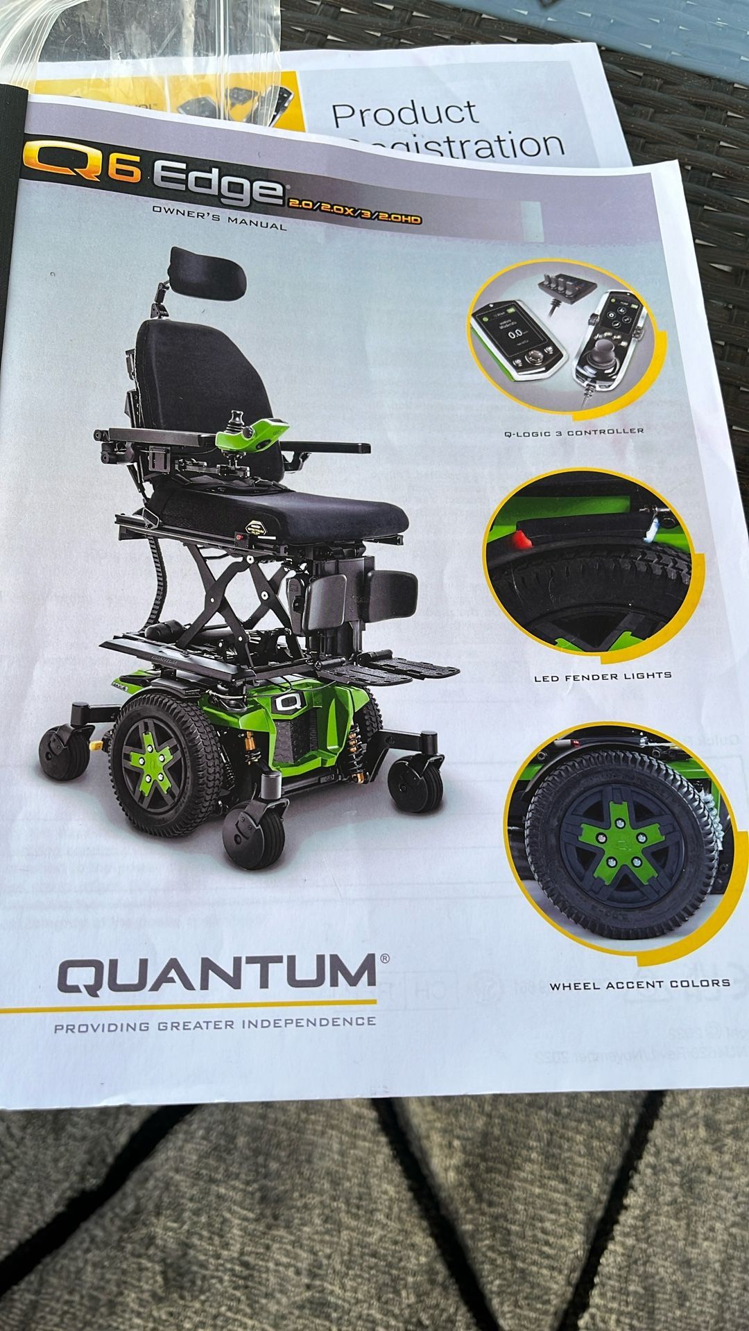 Quantrum Q6 Edge Powered Wheelchair