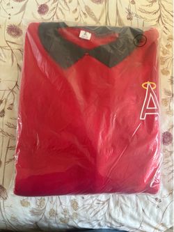 ANGELS THROWBACK COLLARED CREWNECK XL