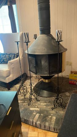 Standing Rod iron candle Holders