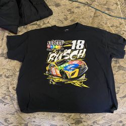 Kyle Busch 2021 Checkered Flag Sports #18 M&M's Slingshot Tee