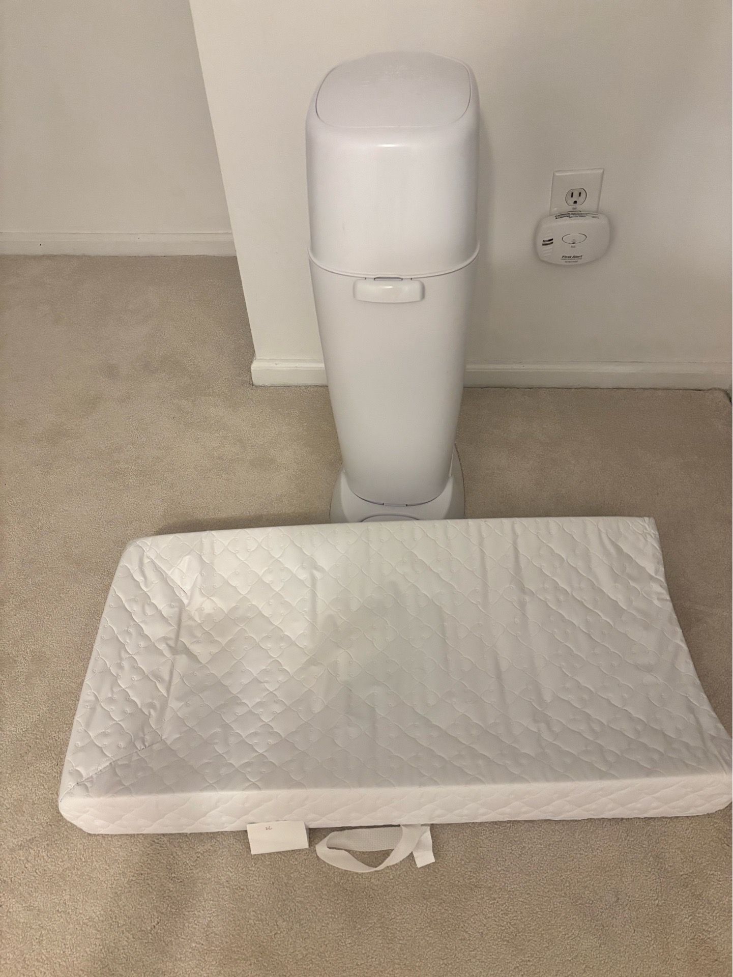 Free Diaper Genie and Baby Changing Table