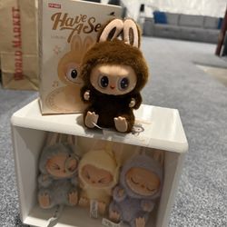 Labubu And Winnie the Pooh