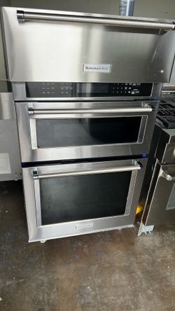 KITCHEN AID 30” BUILT IN MICROWAVE OVEN COMBO