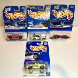 New Lot Of 4 Hot Wheels Mattel 1(contact info removed) Models Hot Wheels
