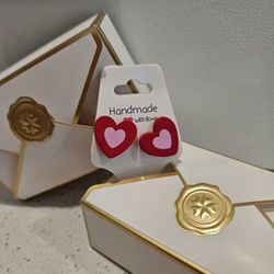 Earrings Hearts For Valentines 