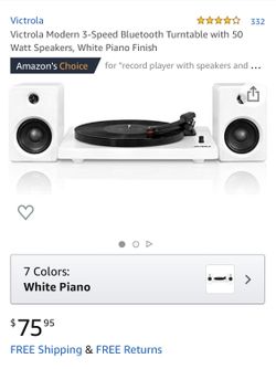White turntable