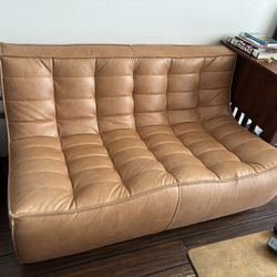 Leather 2 Seater Couch