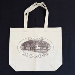 Tote Bag: The Regan Ranch, Rancho Del Cielo