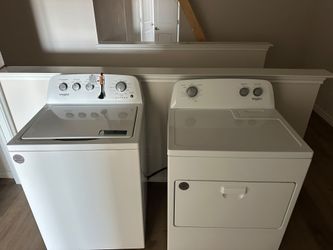 WhirlPool washer and dryer