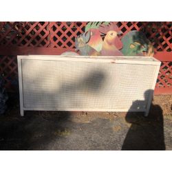 White Heater Cover