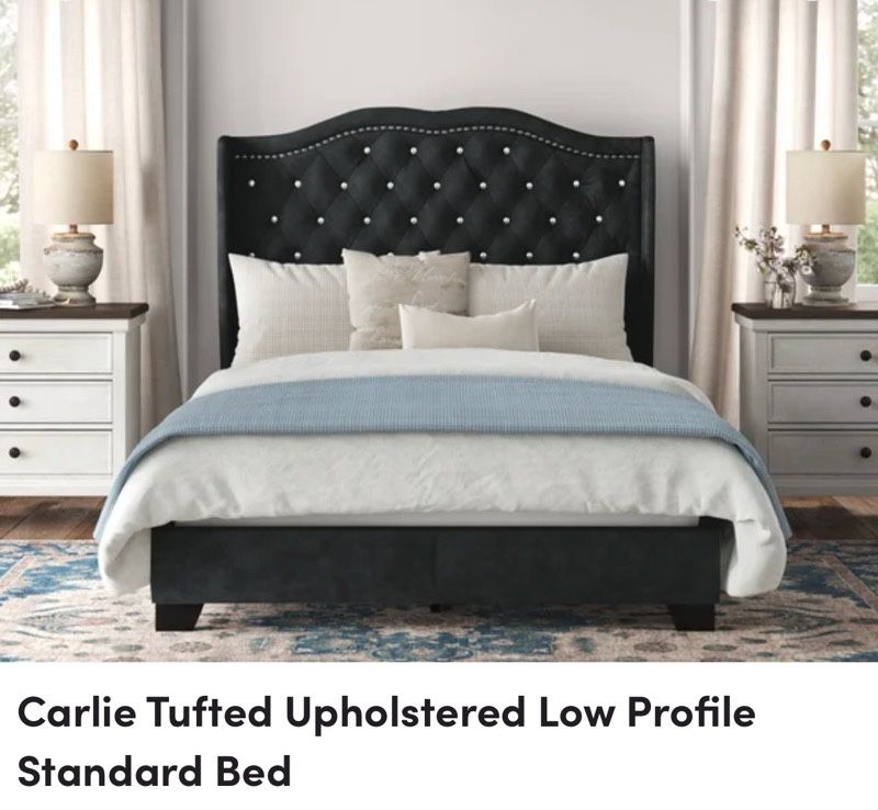 Headboard Black Nailhead Style