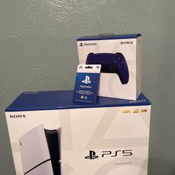 System Console Disc Version Bundle 1TB With Extra Controller And PS Store Gift 
