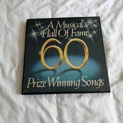 A Musical Hall of Fame: 60 Prize Winning Songs. 6 LP Box Set. Vinyl Records