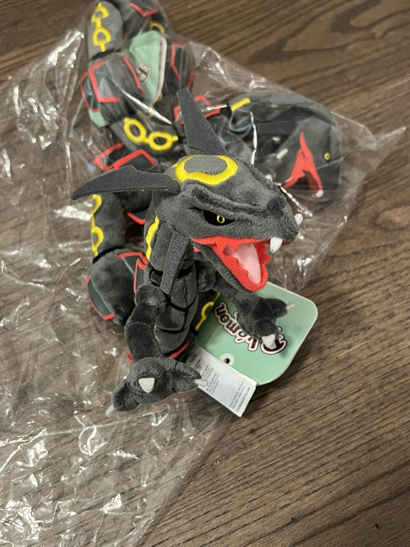 Pokémon Center Japan Shiny Rayquaza Pokemon Fit Plushie New