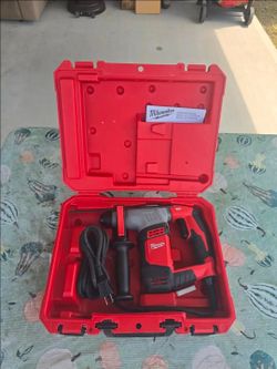 🔥$120 PRICE IS FIRM🔥Milwaukee 5263-21 5/8" SDS Rotary Hammer w/ depth rod, side handle & hard case